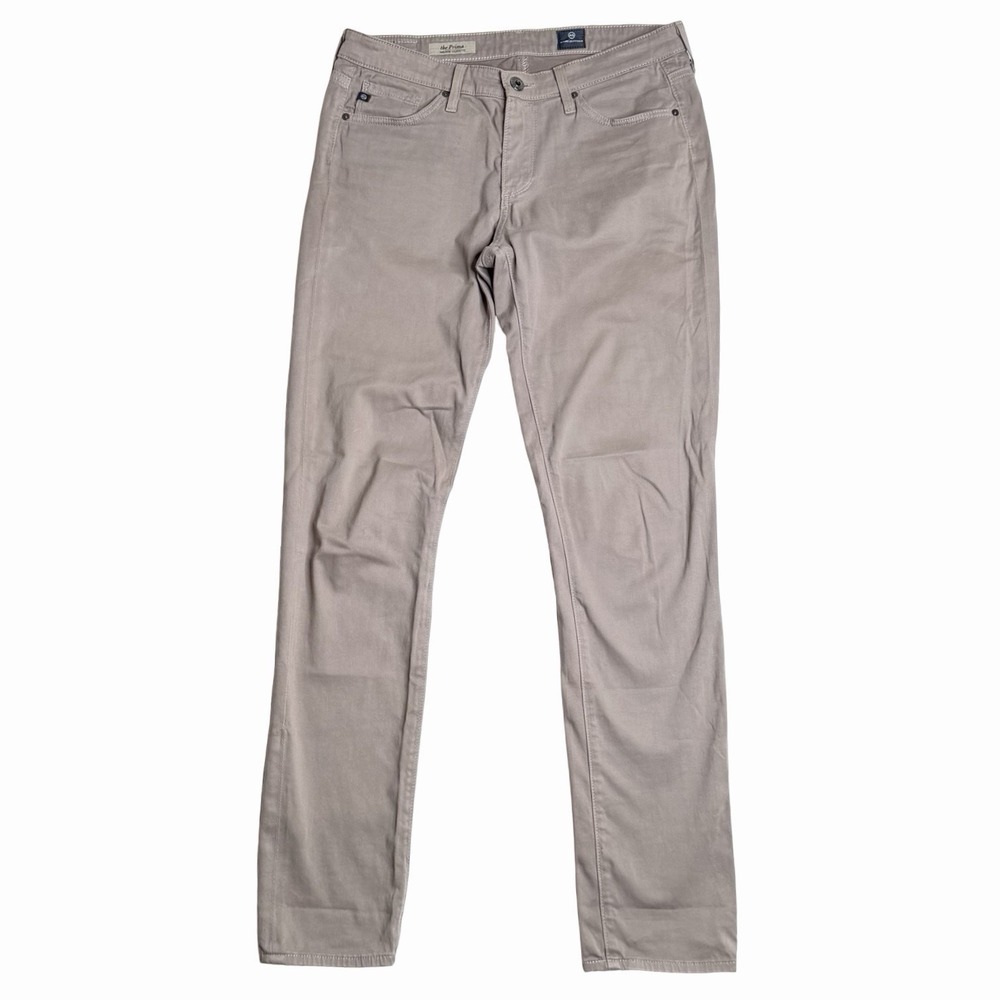 AG Adriano Goldschmied The Prima Mid Rise Cigarette Jeans Black Size 26R